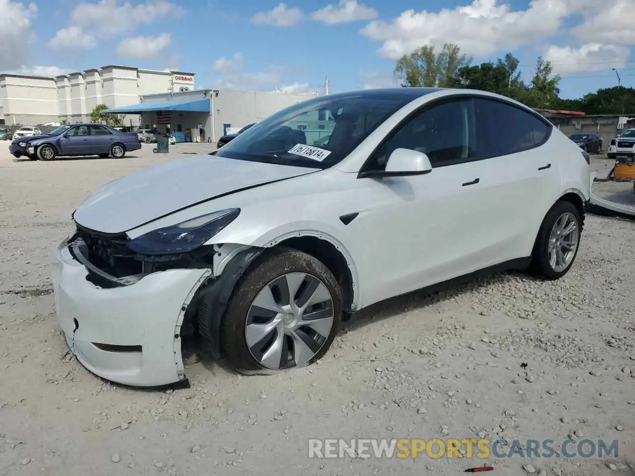 1 Photograph of a damaged car 7SAYGDEE5NA016133 TESLA MODEL Y 2022