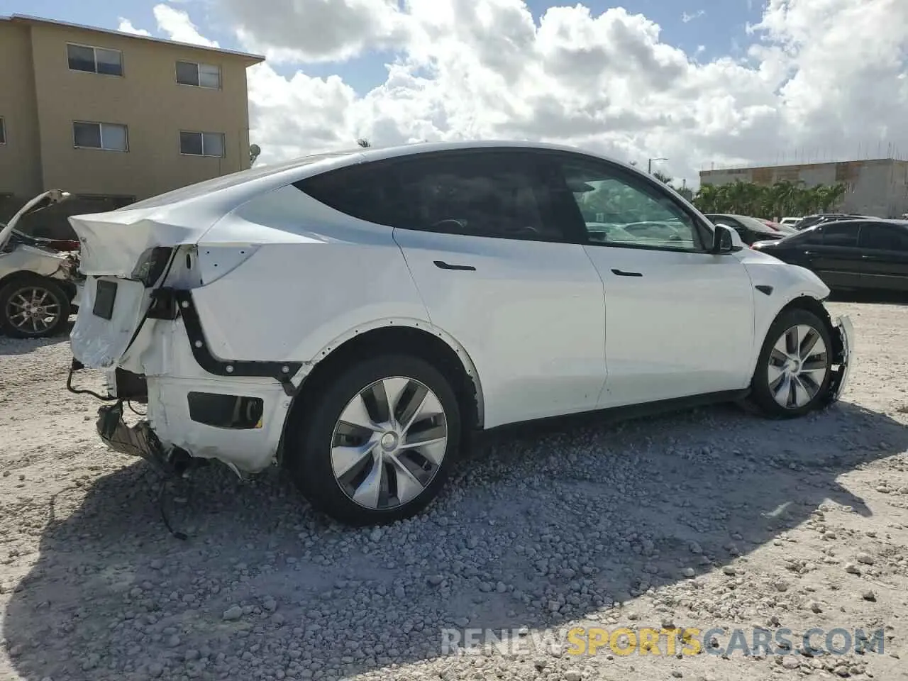 3 Photograph of a damaged car 7SAYGDEE5NA016133 TESLA MODEL Y 2022