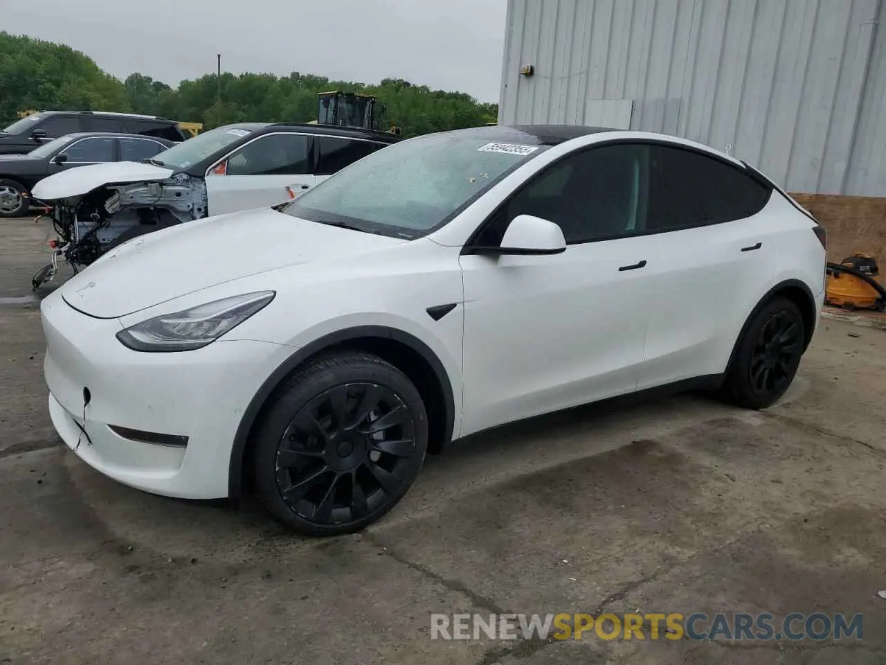 1 Photograph of a damaged car 7SAYGDEE5NA016276 TESLA MODEL Y 2022