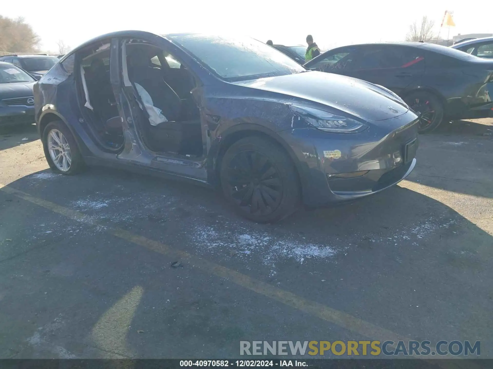 1 Photograph of a damaged car 7SAYGDEE5NF307170 TESLA MODEL Y 2022