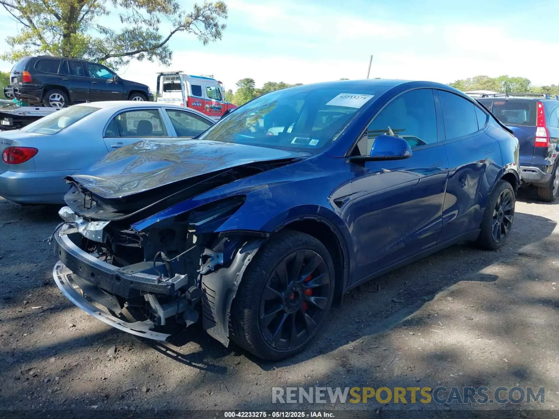 14 Photograph of a damaged car 7SAYGDEE5NF314085 TESLA MODEL Y 2022