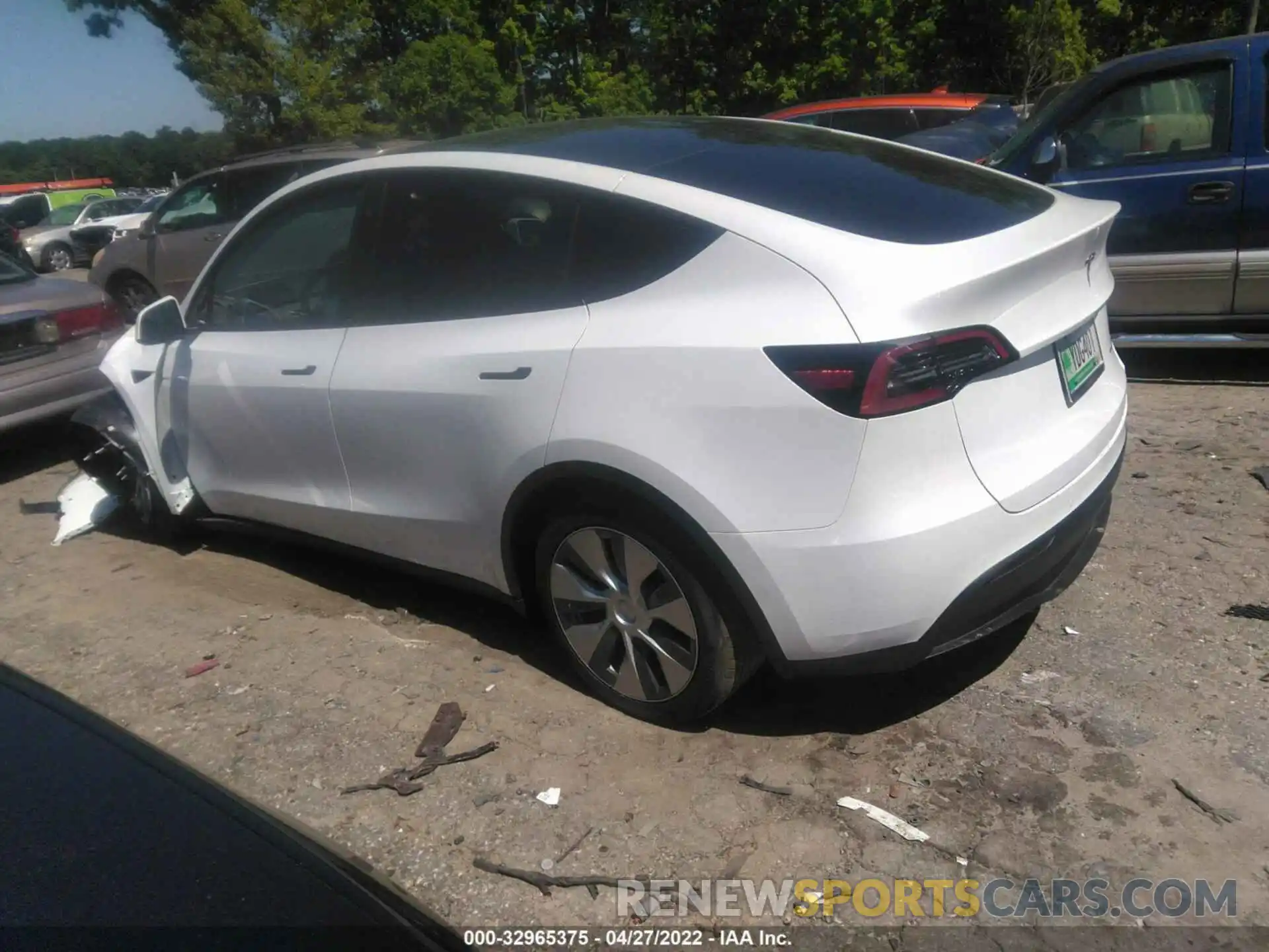 3 Photograph of a damaged car 7SAYGDEE5NF320534 TESLA MODEL Y 2022