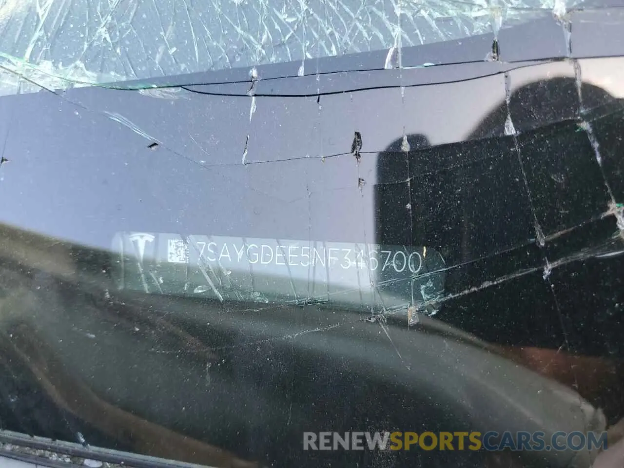 12 Photograph of a damaged car 7SAYGDEE5NF346700 TESLA MODEL Y 2022
