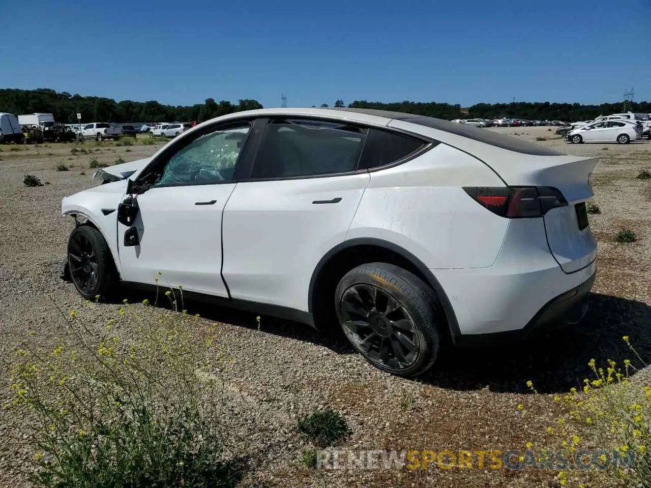 2 Photograph of a damaged car 7SAYGDEE5NF346700 TESLA MODEL Y 2022