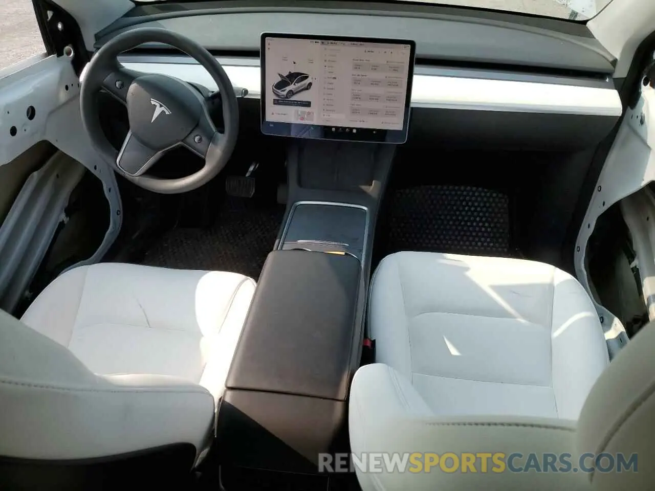8 Photograph of a damaged car 7SAYGDEE5NF355624 TESLA MODEL Y 2022