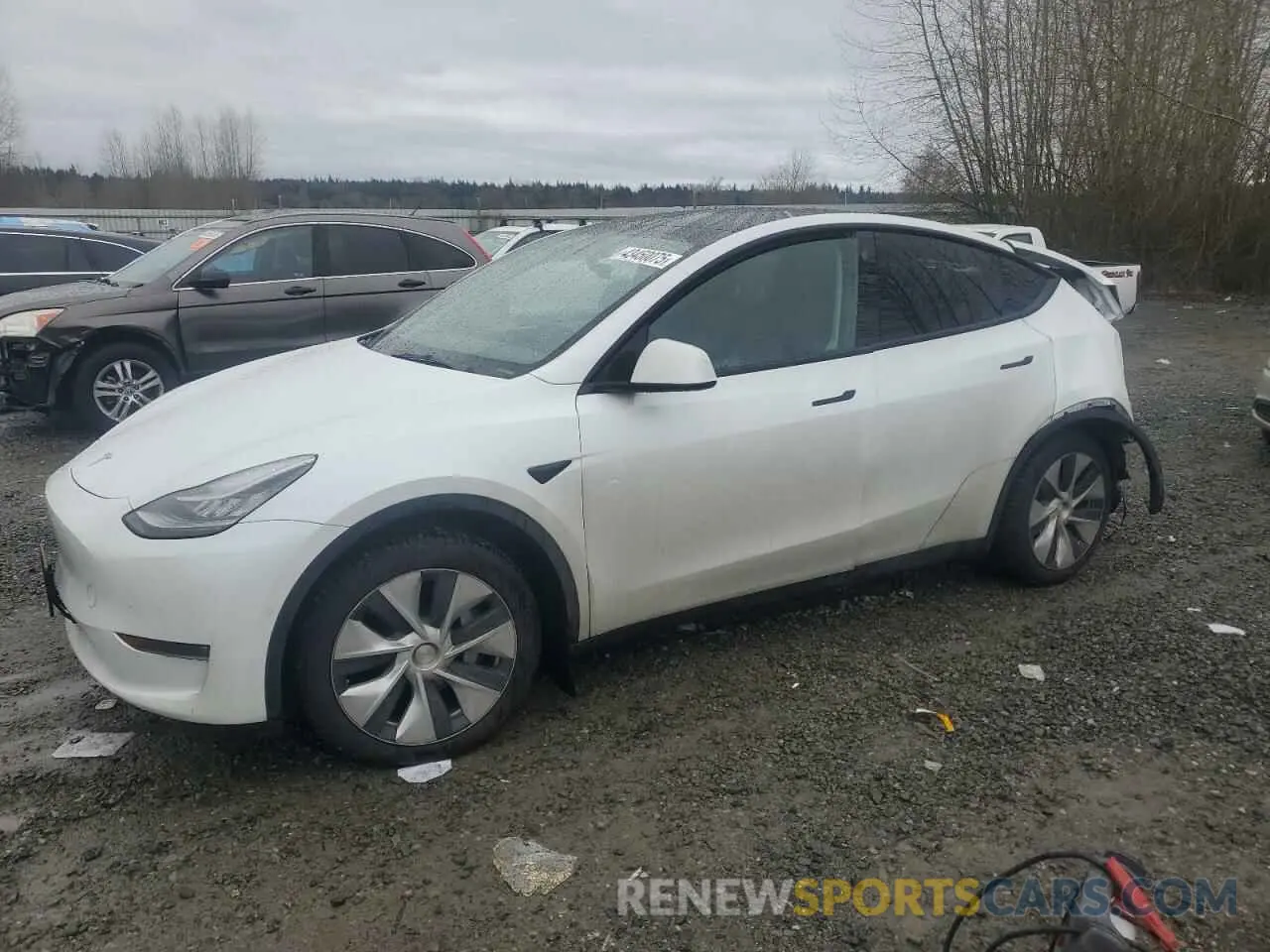 1 Photograph of a damaged car 7SAYGDEE5NF356076 TESLA MODEL Y 2022