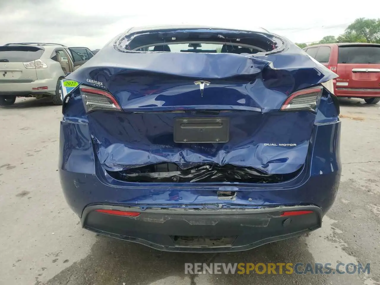 6 Photograph of a damaged car 7SAYGDEE5NF365568 TESLA MODEL Y 2022