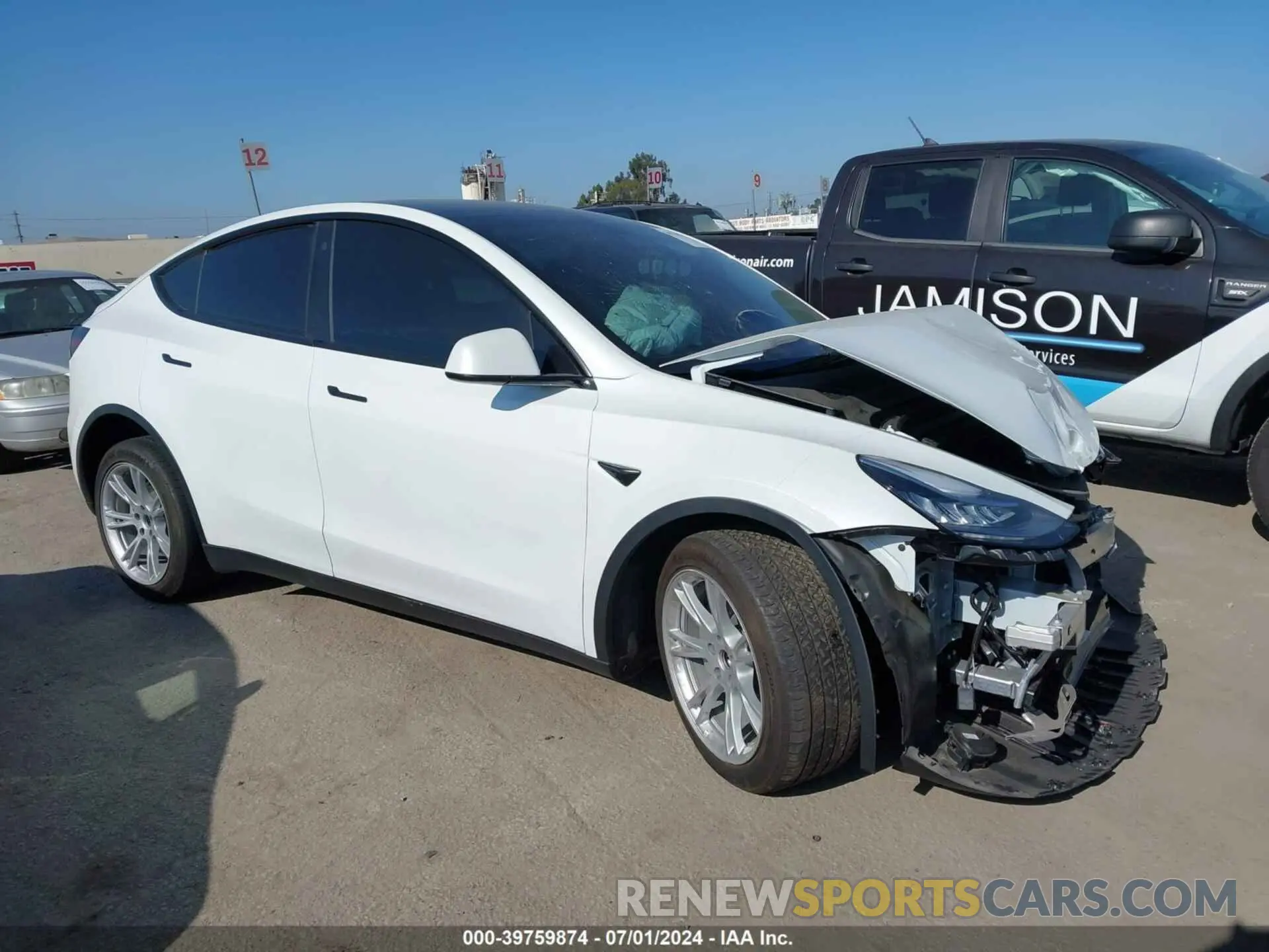 1 Photograph of a damaged car 7SAYGDEE5NF366199 TESLA MODEL Y 2022