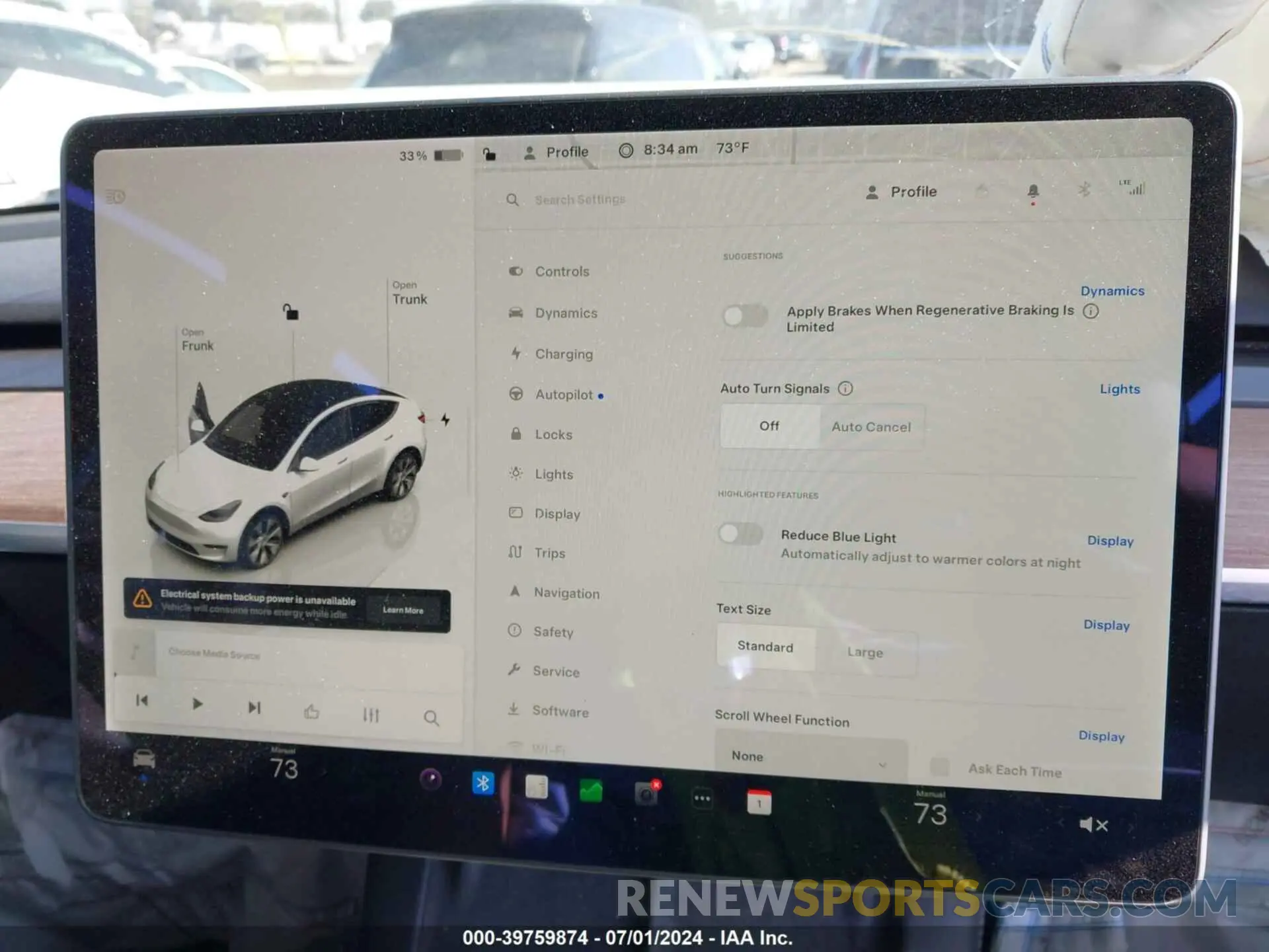 18 Photograph of a damaged car 7SAYGDEE5NF366199 TESLA MODEL Y 2022