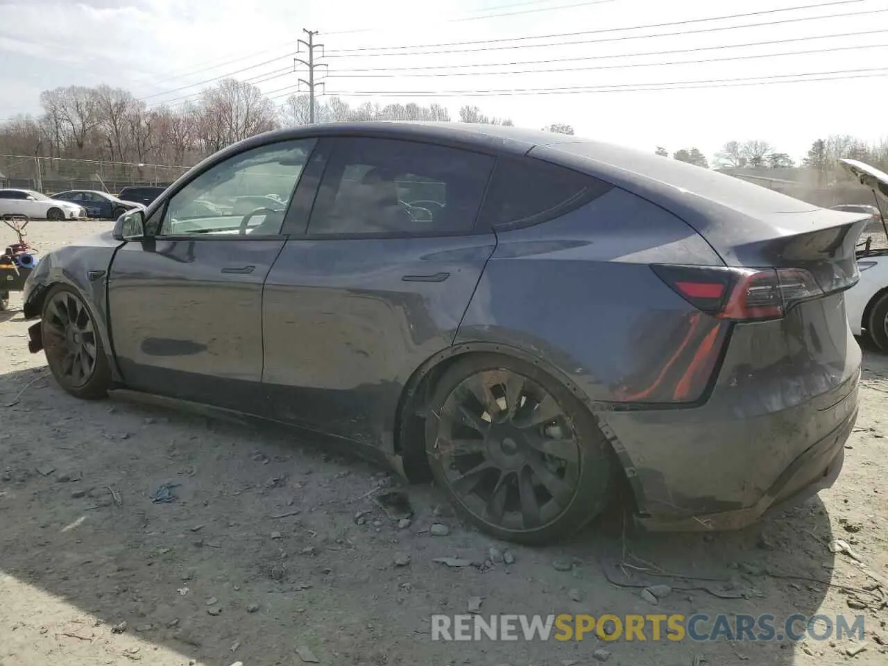 2 Photograph of a damaged car 7SAYGDEE5NF366493 TESLA MODEL Y 2022