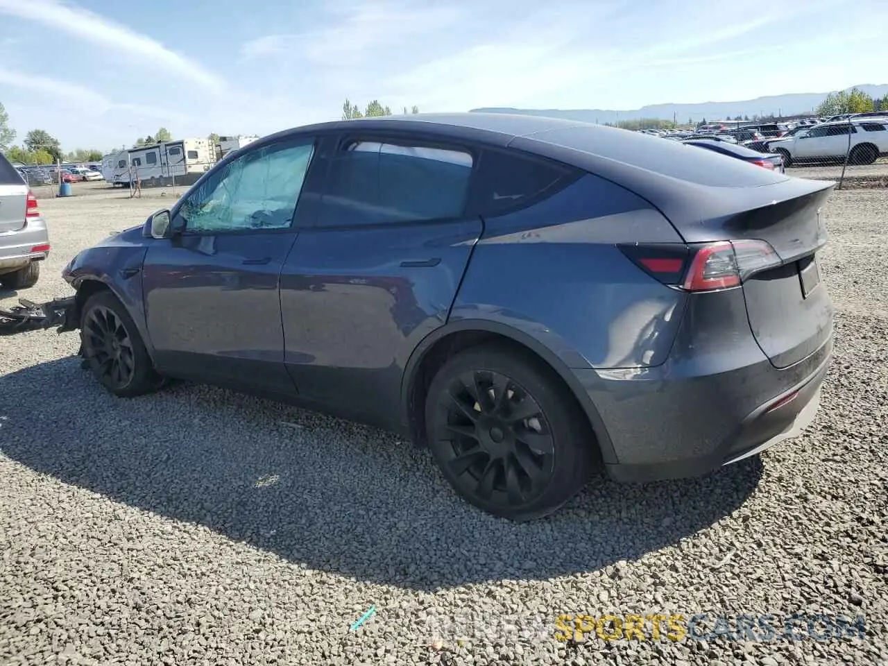 2 Photograph of a damaged car 7SAYGDEE5NF367885 TESLA MODEL Y 2022