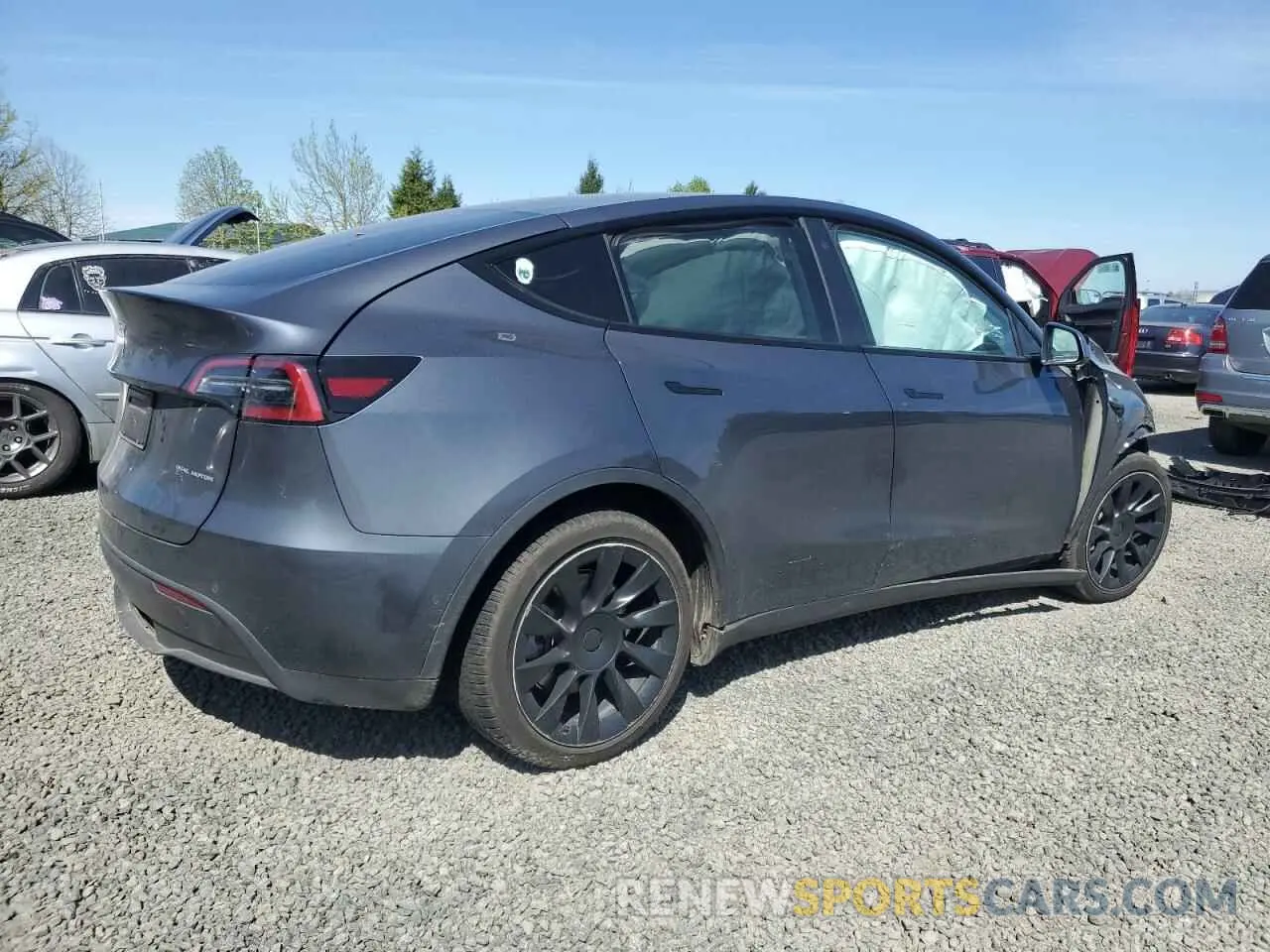 3 Photograph of a damaged car 7SAYGDEE5NF367885 TESLA MODEL Y 2022