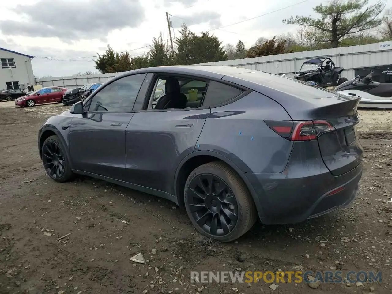 2 Photograph of a damaged car 7SAYGDEE5NF376005 TESLA MODEL Y 2022