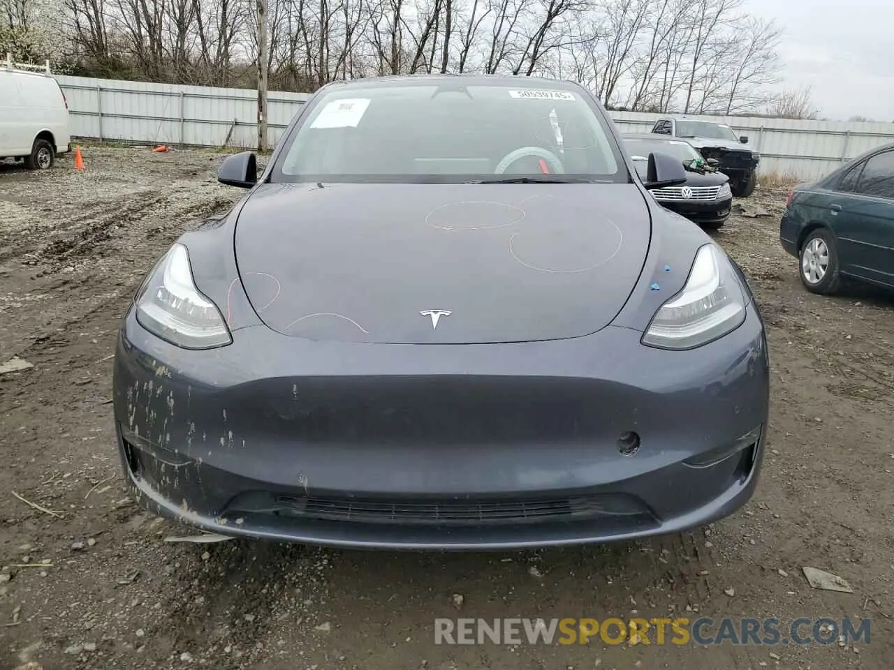 5 Photograph of a damaged car 7SAYGDEE5NF376005 TESLA MODEL Y 2022