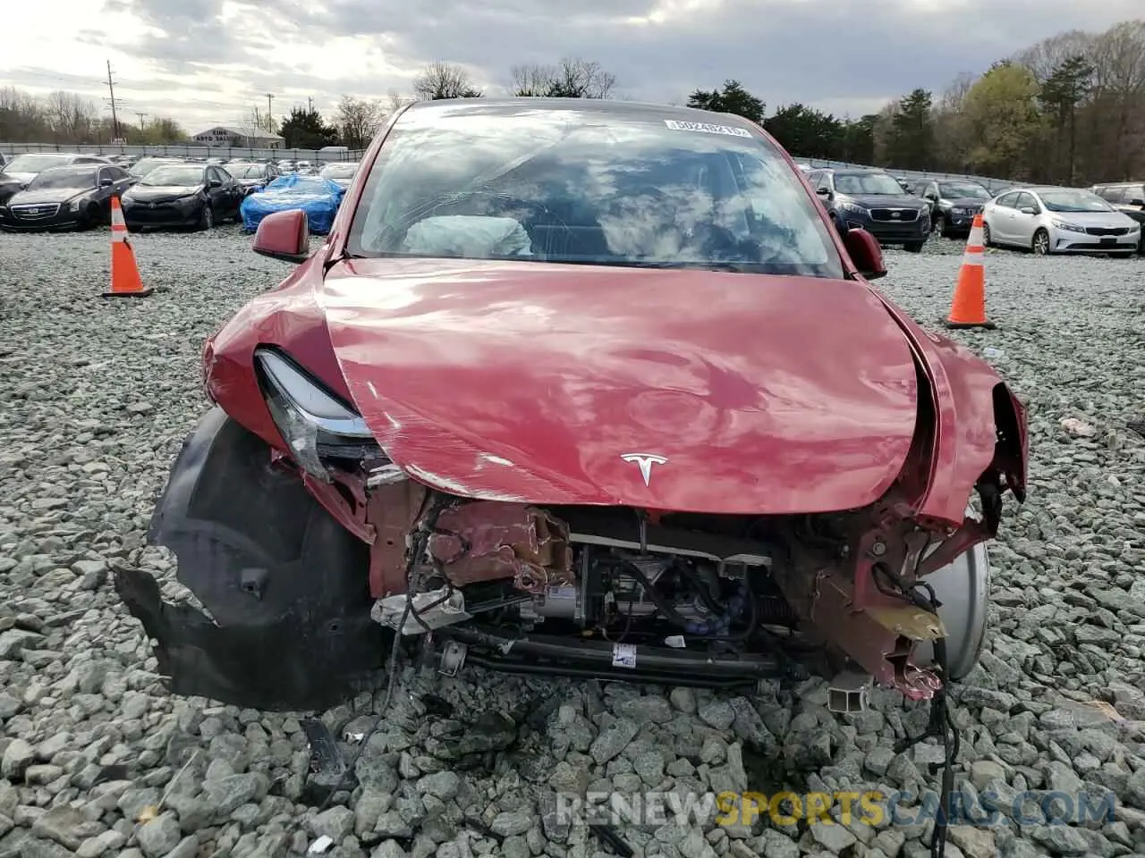 5 Photograph of a damaged car 7SAYGDEE5NF387781 TESLA MODEL Y 2022