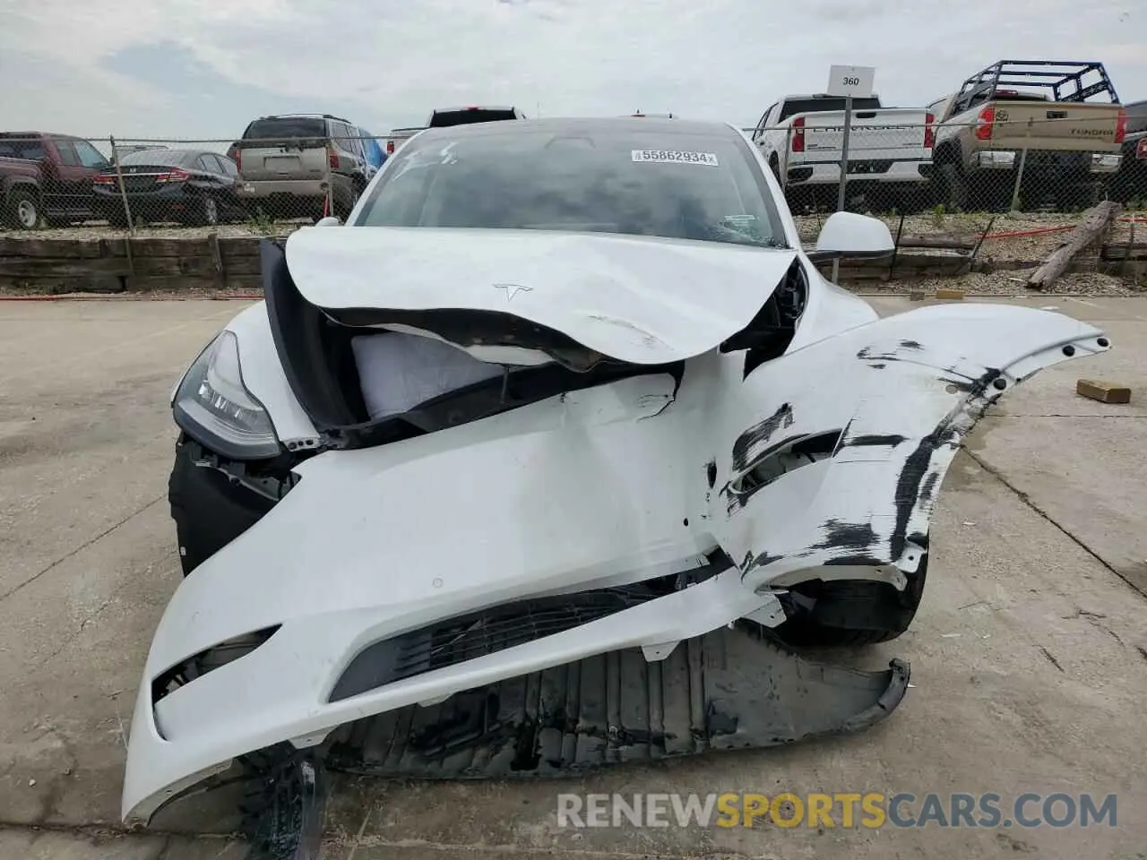 5 Photograph of a damaged car 7SAYGDEE5NF387814 TESLA MODEL Y 2022