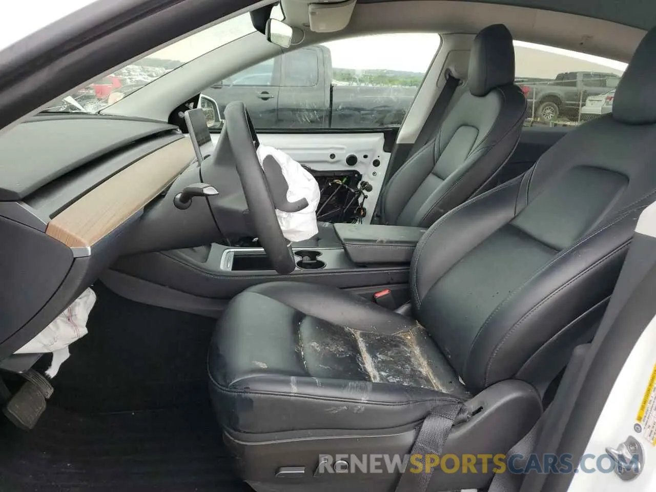 7 Photograph of a damaged car 7SAYGDEE5NF387814 TESLA MODEL Y 2022