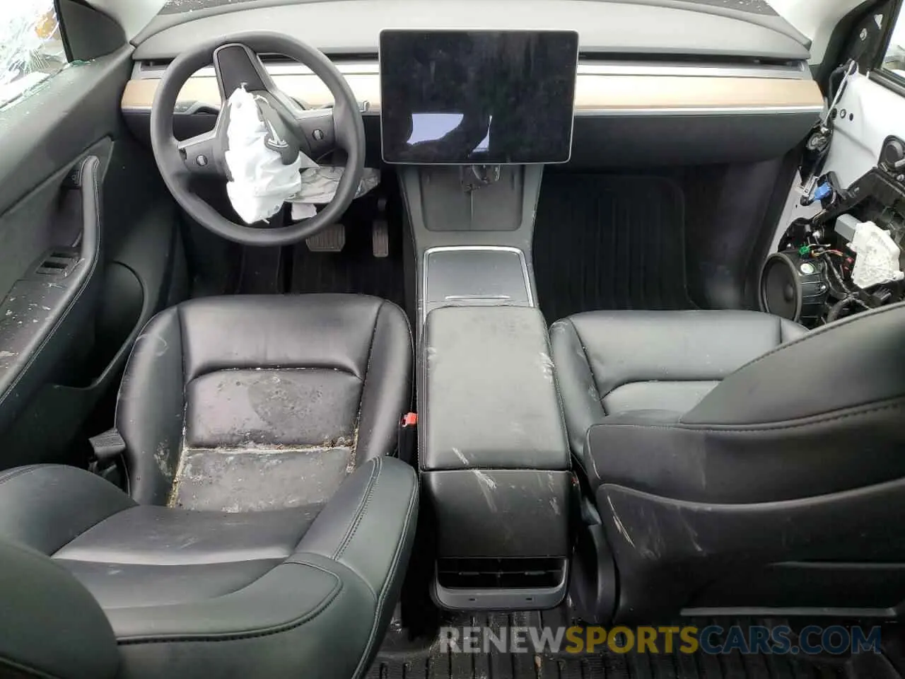 8 Photograph of a damaged car 7SAYGDEE5NF387814 TESLA MODEL Y 2022