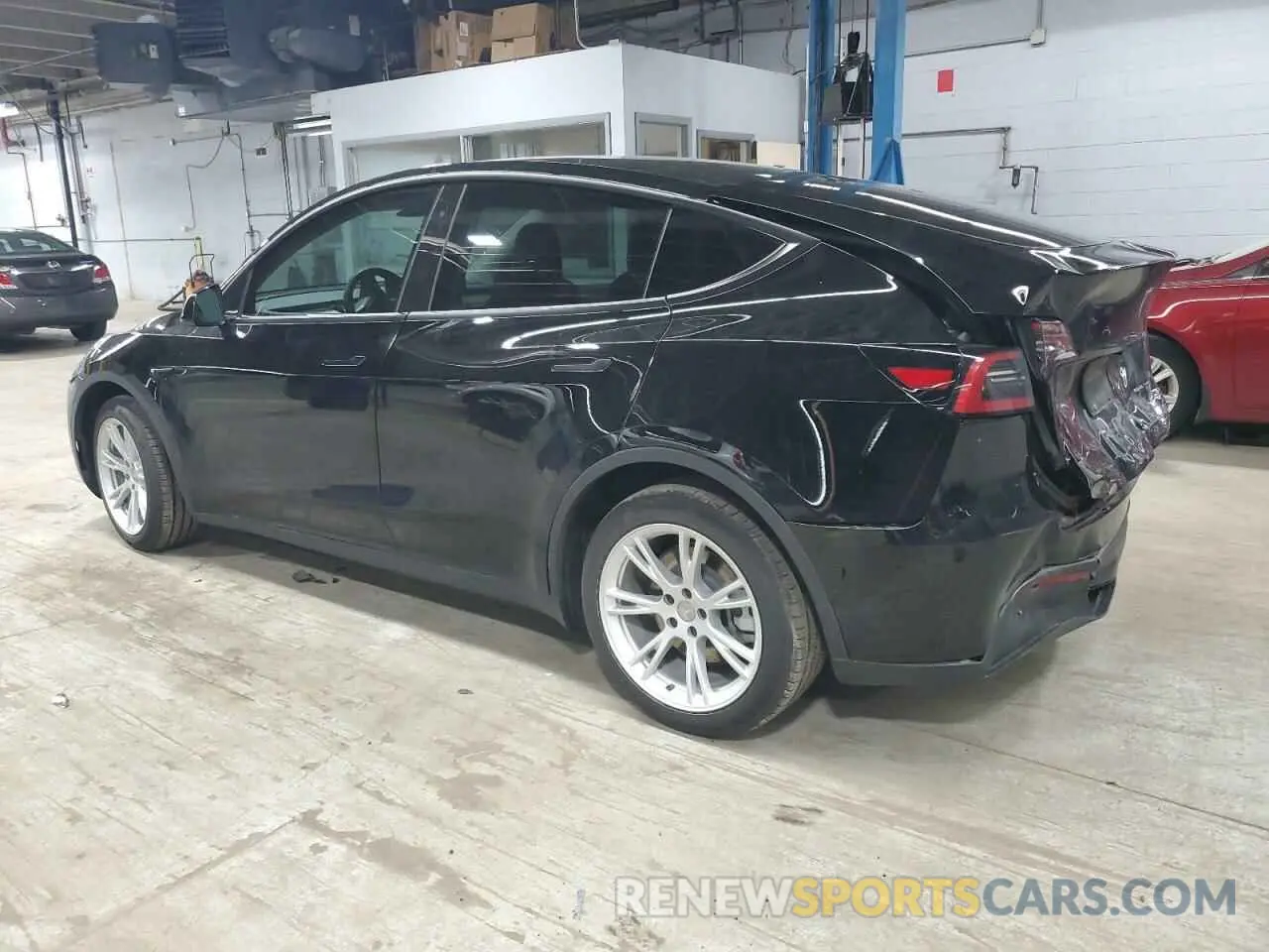 2 Photograph of a damaged car 7SAYGDEE5NF393614 TESLA MODEL Y 2022