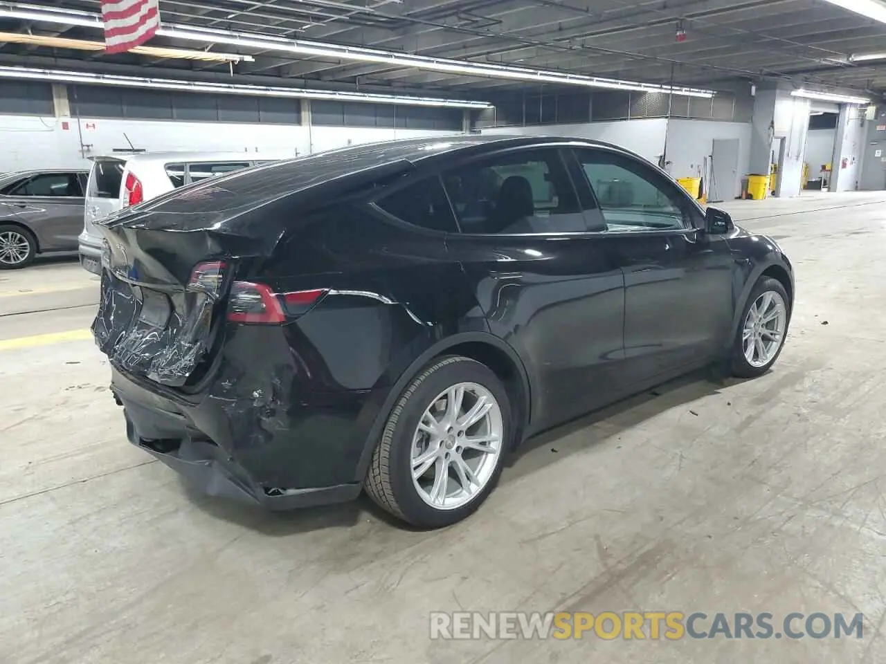 3 Photograph of a damaged car 7SAYGDEE5NF393614 TESLA MODEL Y 2022