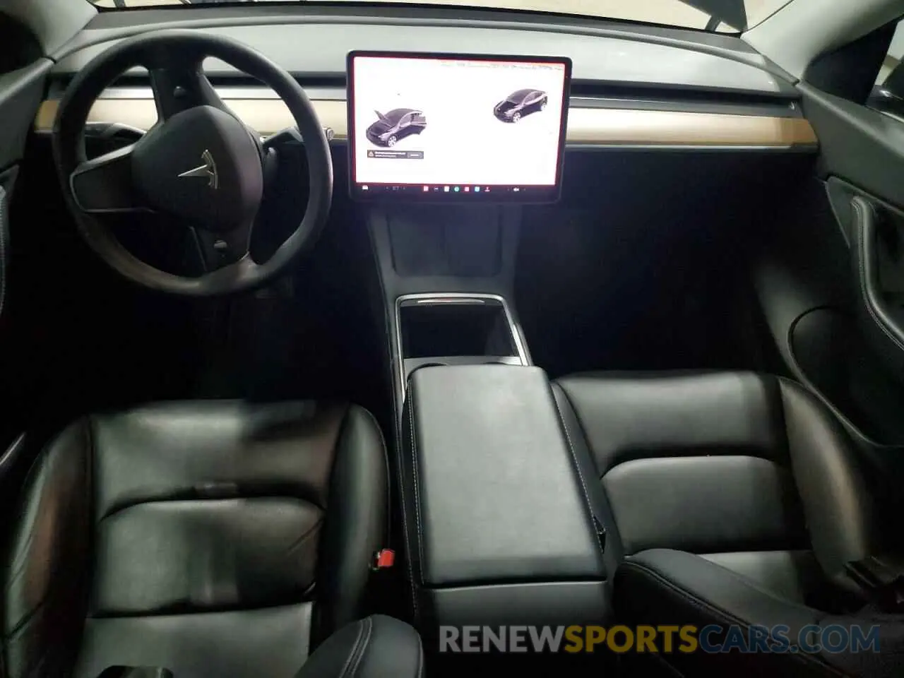 8 Photograph of a damaged car 7SAYGDEE5NF393614 TESLA MODEL Y 2022