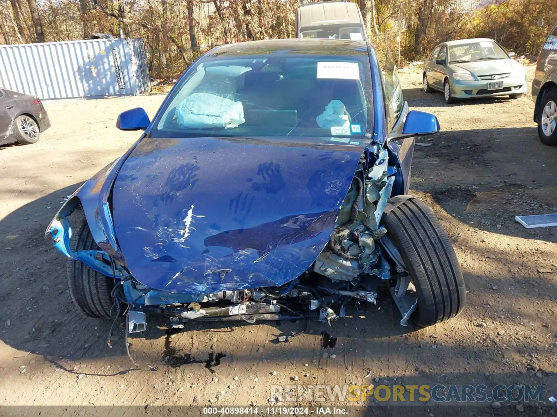12 Photograph of a damaged car 7SAYGDEE5NF440642 TESLA MODEL Y 2022