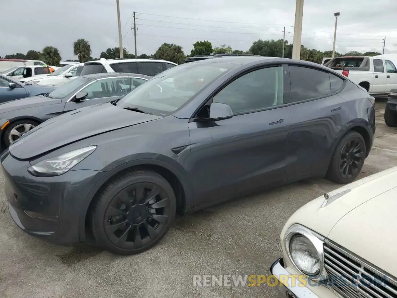 1 Photograph of a damaged car 7SAYGDEE5NF480607 TESLA MODEL Y 2022