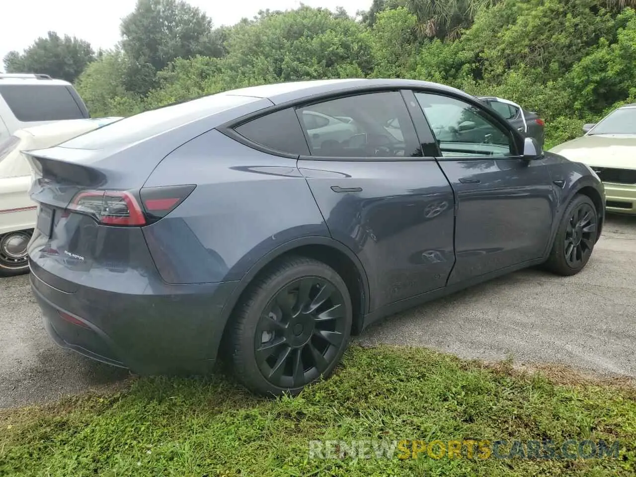 3 Photograph of a damaged car 7SAYGDEE5NF480607 TESLA MODEL Y 2022