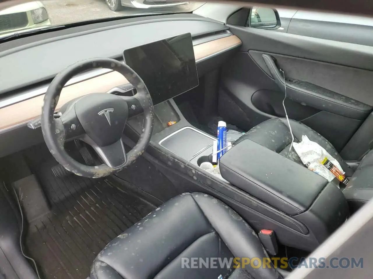 8 Photograph of a damaged car 7SAYGDEE5NF480607 TESLA MODEL Y 2022