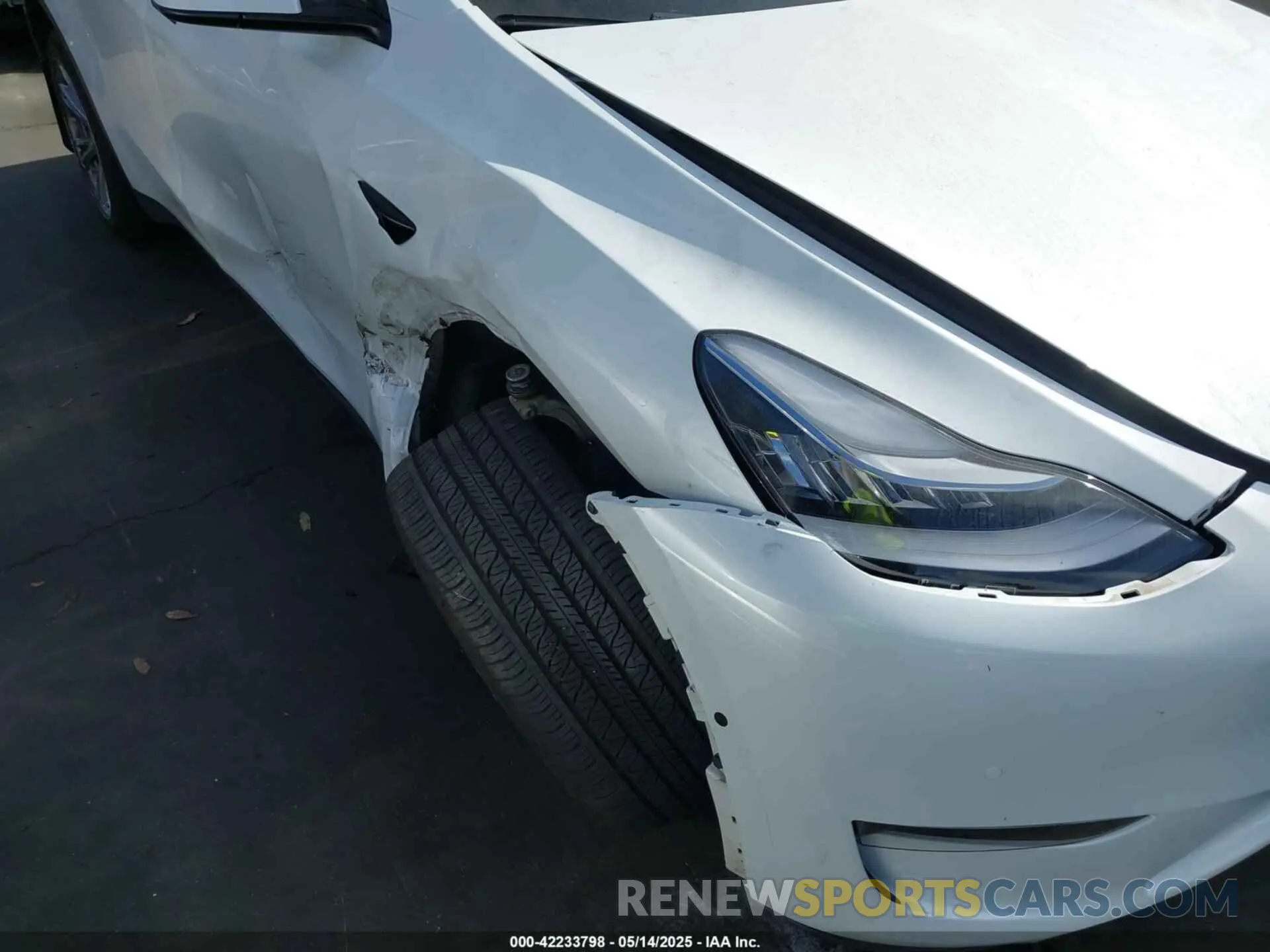 6 Photograph of a damaged car 7SAYGDEE5NF504369 TESLA MODEL Y 2022