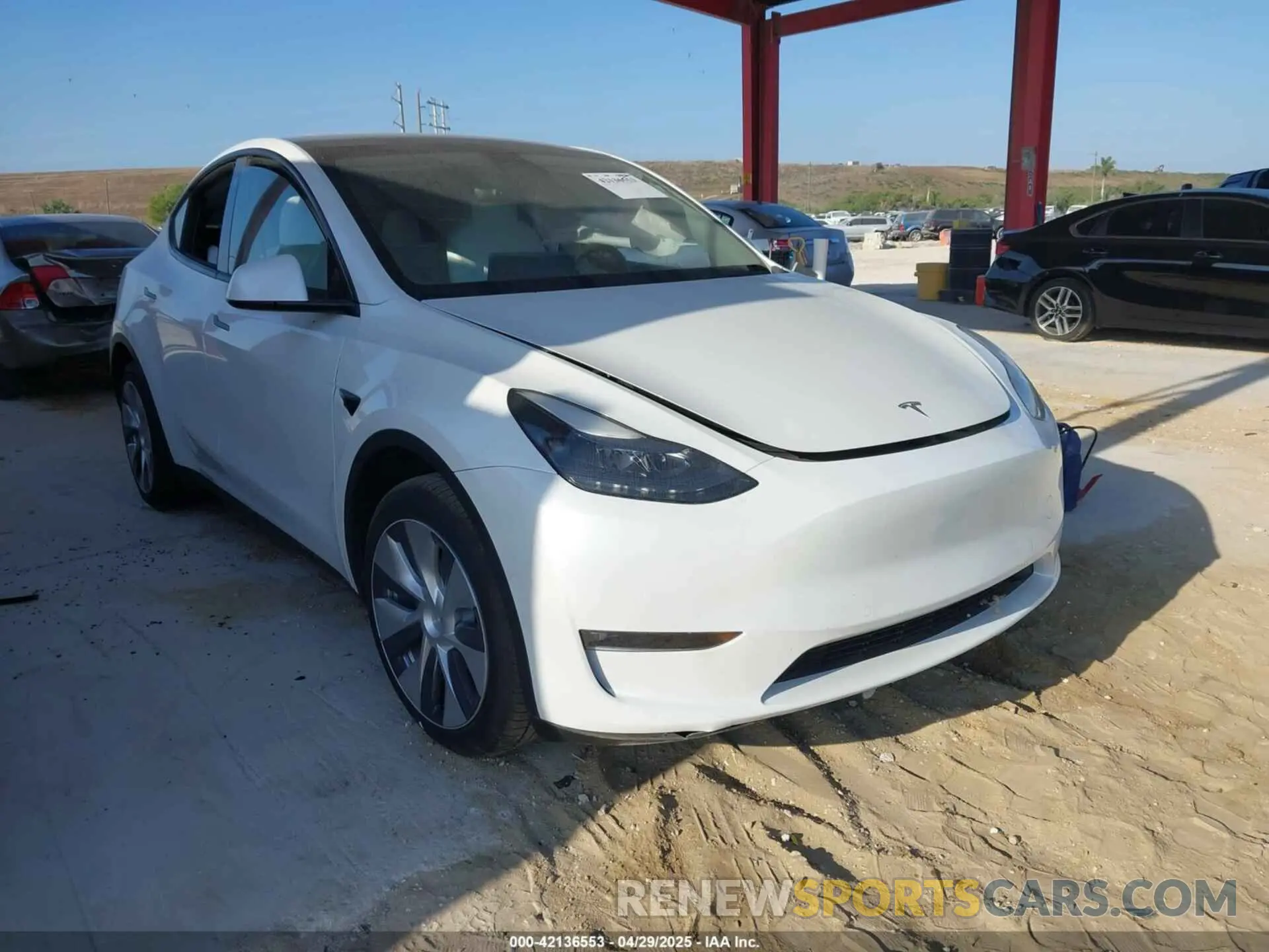 1 Photograph of a damaged car 7SAYGDEE5NF516604 TESLA MODEL Y 2022