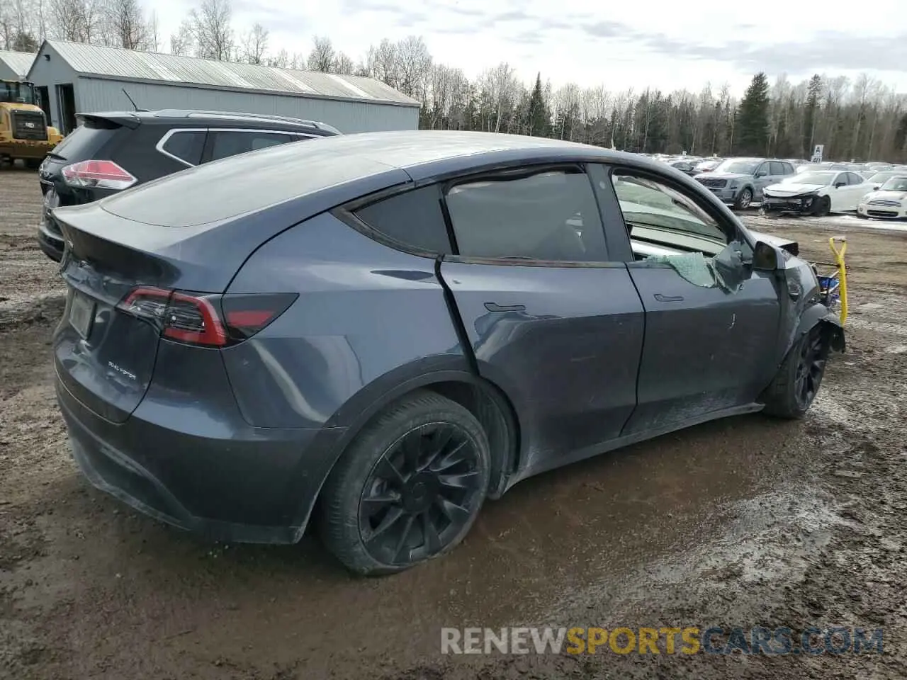 3 Photograph of a damaged car 7SAYGDEE5NF535525 TESLA MODEL Y 2022