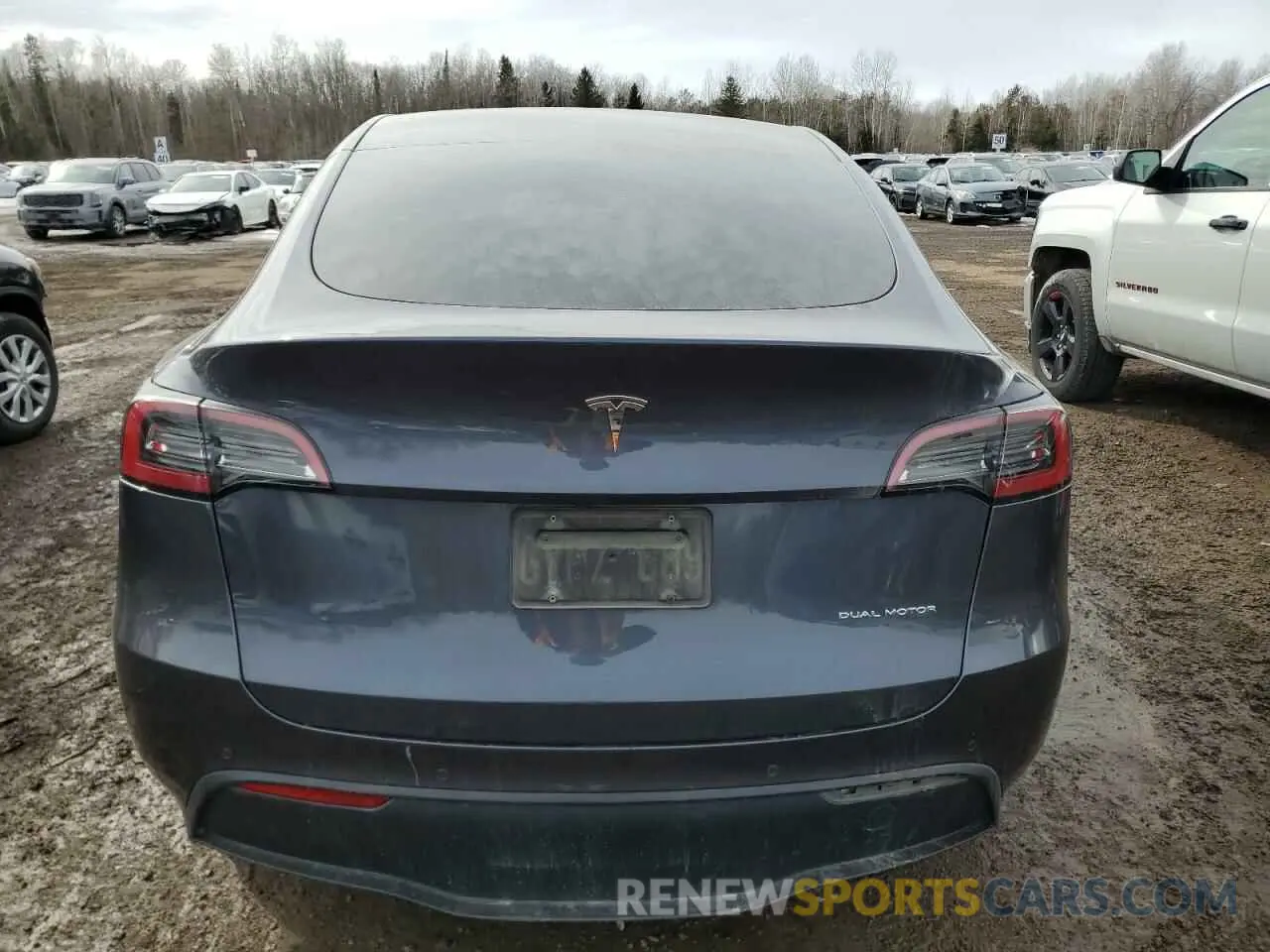 6 Photograph of a damaged car 7SAYGDEE5NF535525 TESLA MODEL Y 2022
