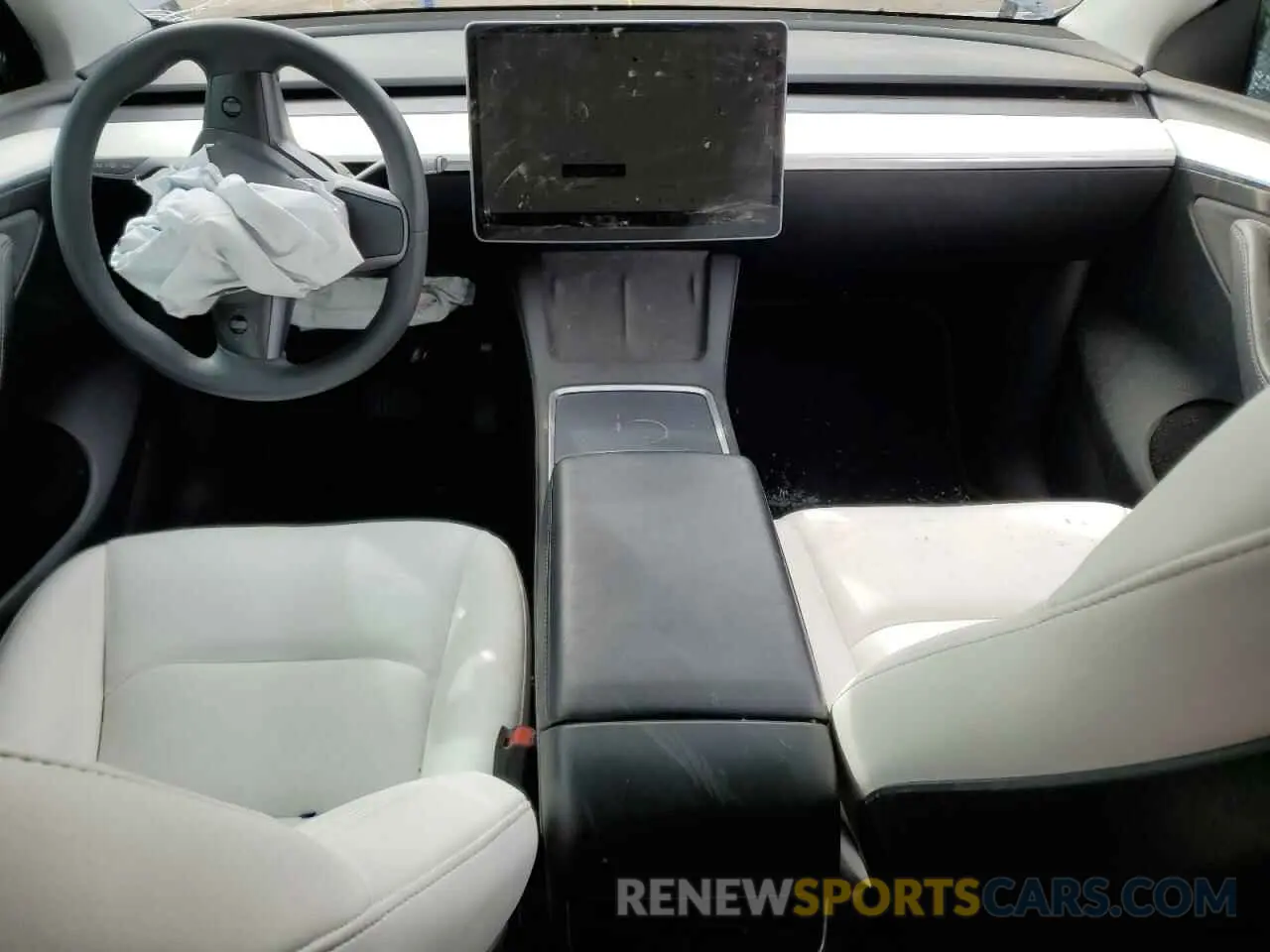 8 Photograph of a damaged car 7SAYGDEE5NF535525 TESLA MODEL Y 2022