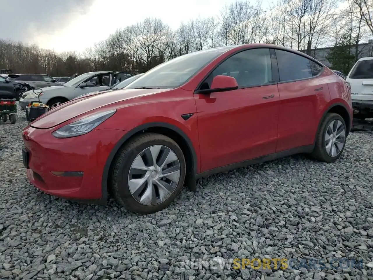 1 Photograph of a damaged car 7SAYGDEE6NA019719 TESLA MODEL Y 2022