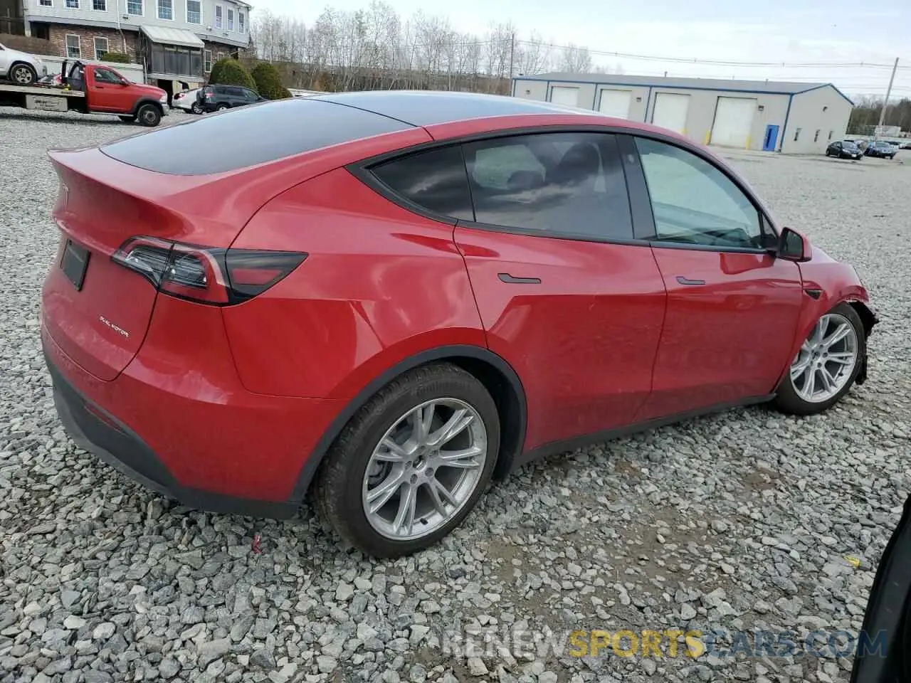 3 Photograph of a damaged car 7SAYGDEE6NA019719 TESLA MODEL Y 2022
