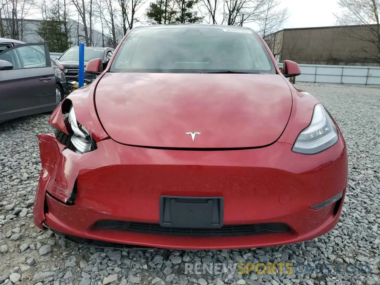 5 Photograph of a damaged car 7SAYGDEE6NA019719 TESLA MODEL Y 2022