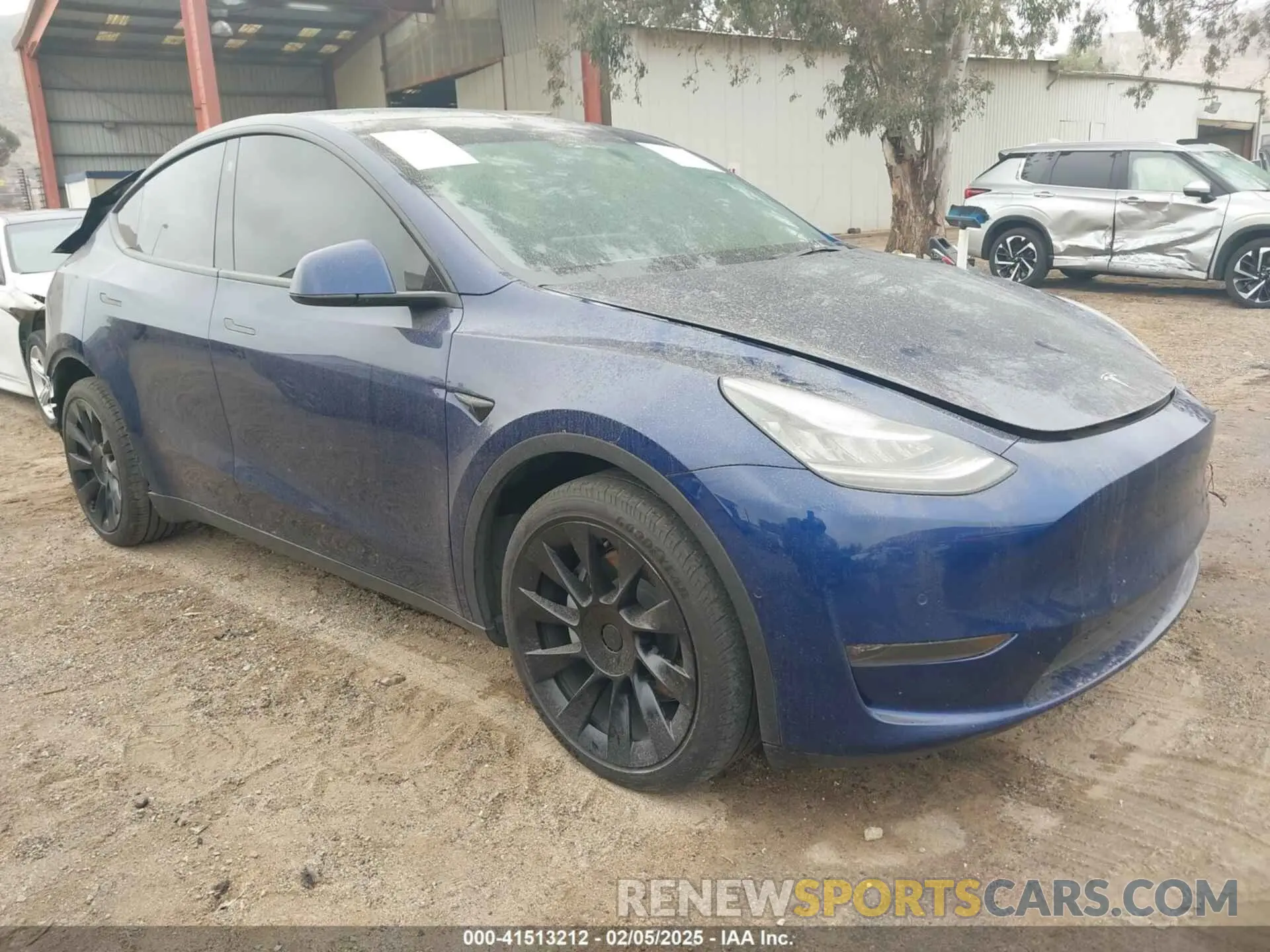 1 Photograph of a damaged car 7SAYGDEE6NA021115 TESLA MODEL Y 2022