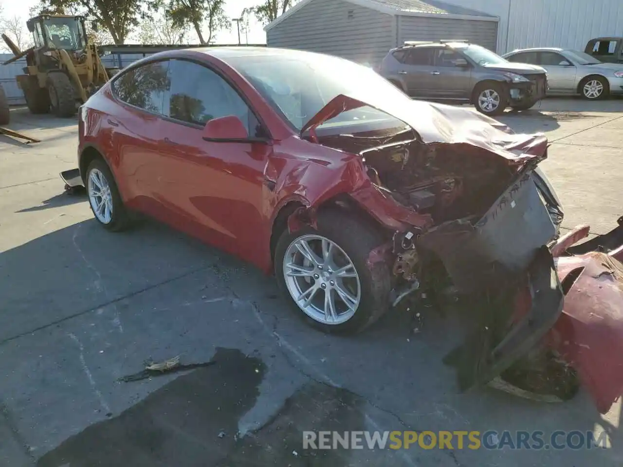 1 Photograph of a damaged car 7SAYGDEE6NF317559 TESLA MODEL Y 2022