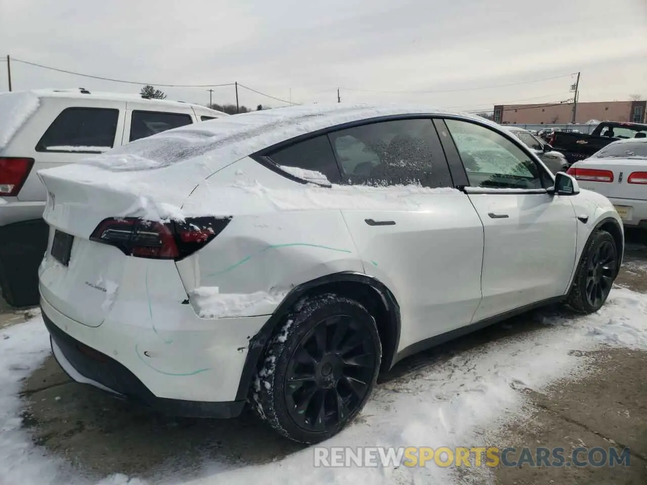 3 Photograph of a damaged car 7SAYGDEE6NF320638 TESLA MODEL Y 2022