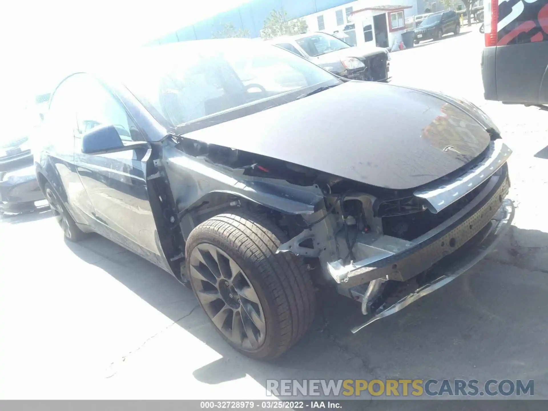 1 Photograph of a damaged car 7SAYGDEE6NF344440 TESLA MODEL Y 2022