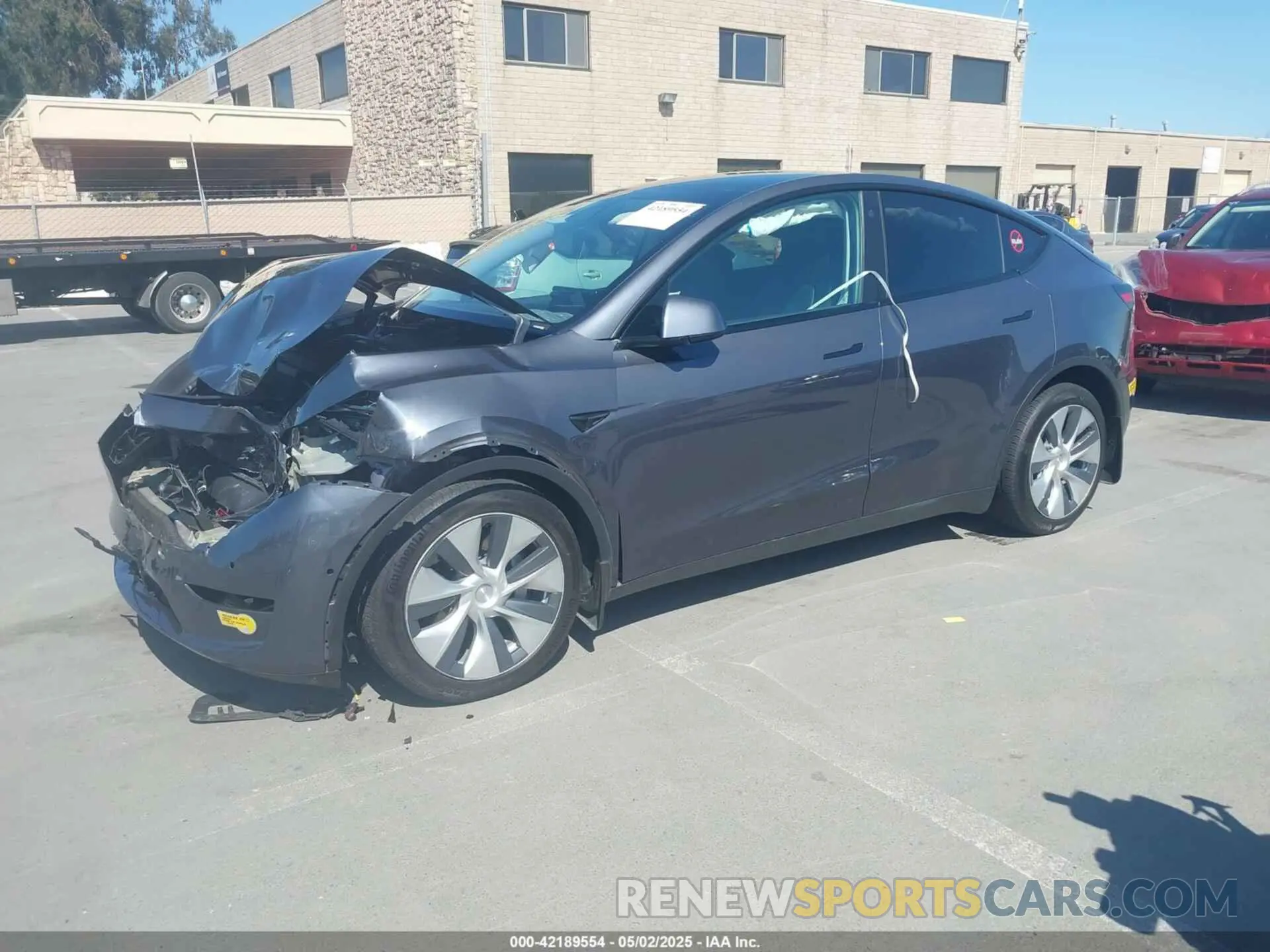 2 Photograph of a damaged car 7SAYGDEE6NF344583 TESLA MODEL Y 2022