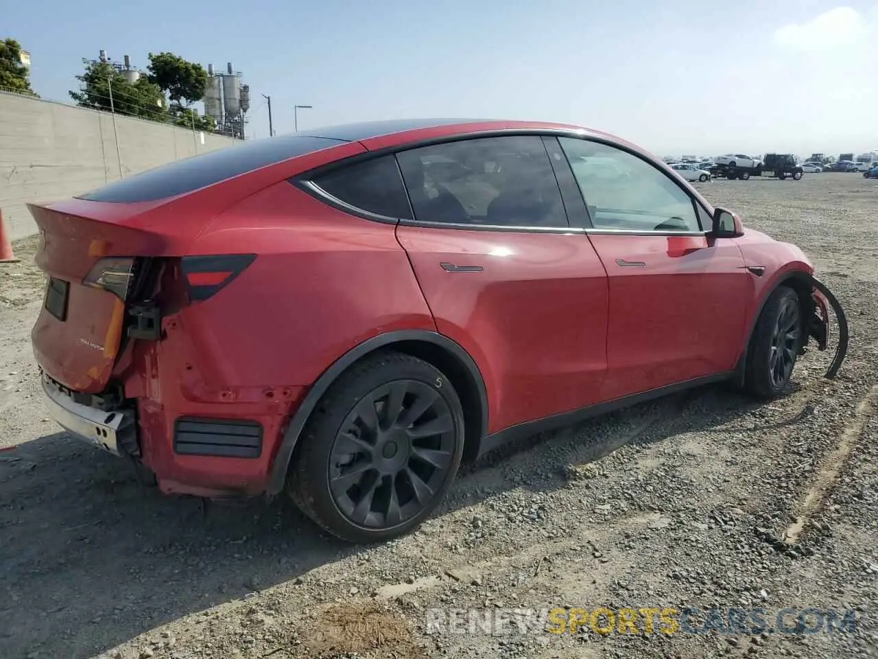 3 Photograph of a damaged car 7SAYGDEE6NF352263 TESLA MODEL Y 2022