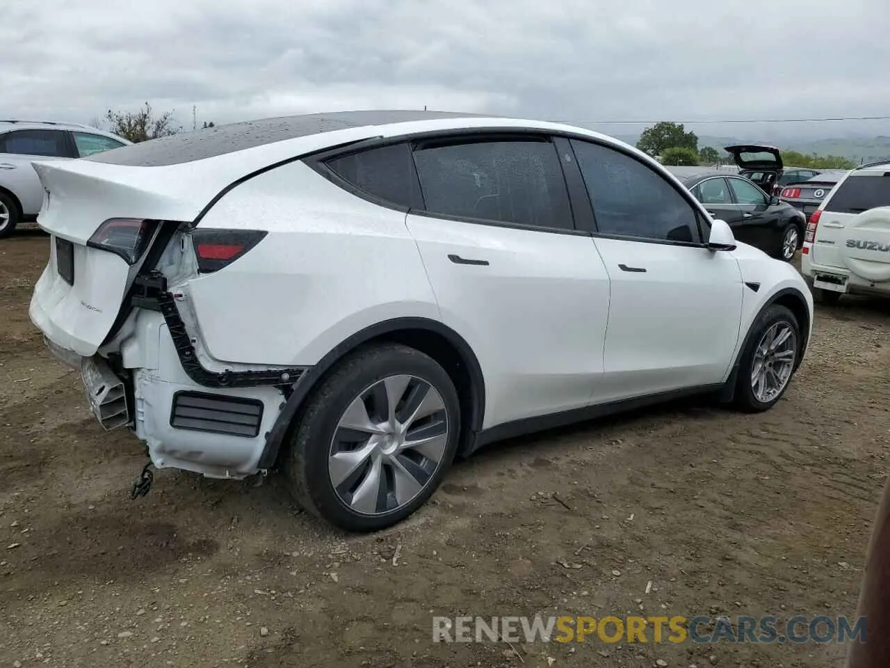 3 Photograph of a damaged car 7SAYGDEE6NF358063 TESLA MODEL Y 2022