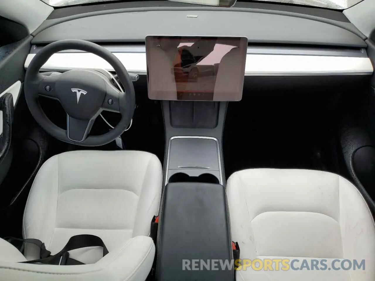 8 Photograph of a damaged car 7SAYGDEE6NF358063 TESLA MODEL Y 2022