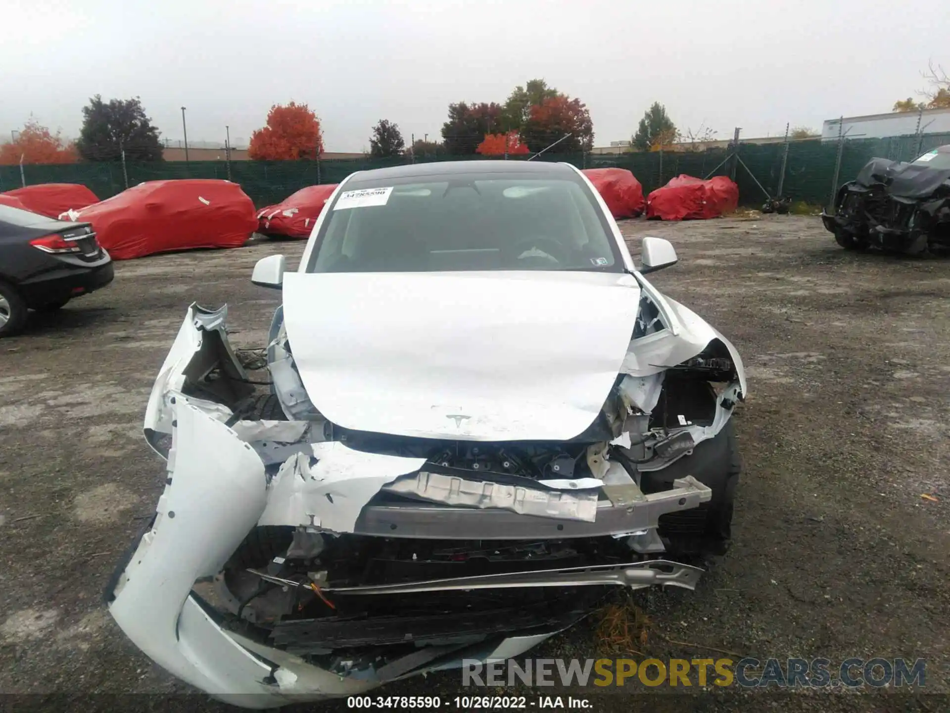 6 Photograph of a damaged car 7SAYGDEE6NF366745 TESLA MODEL Y 2022