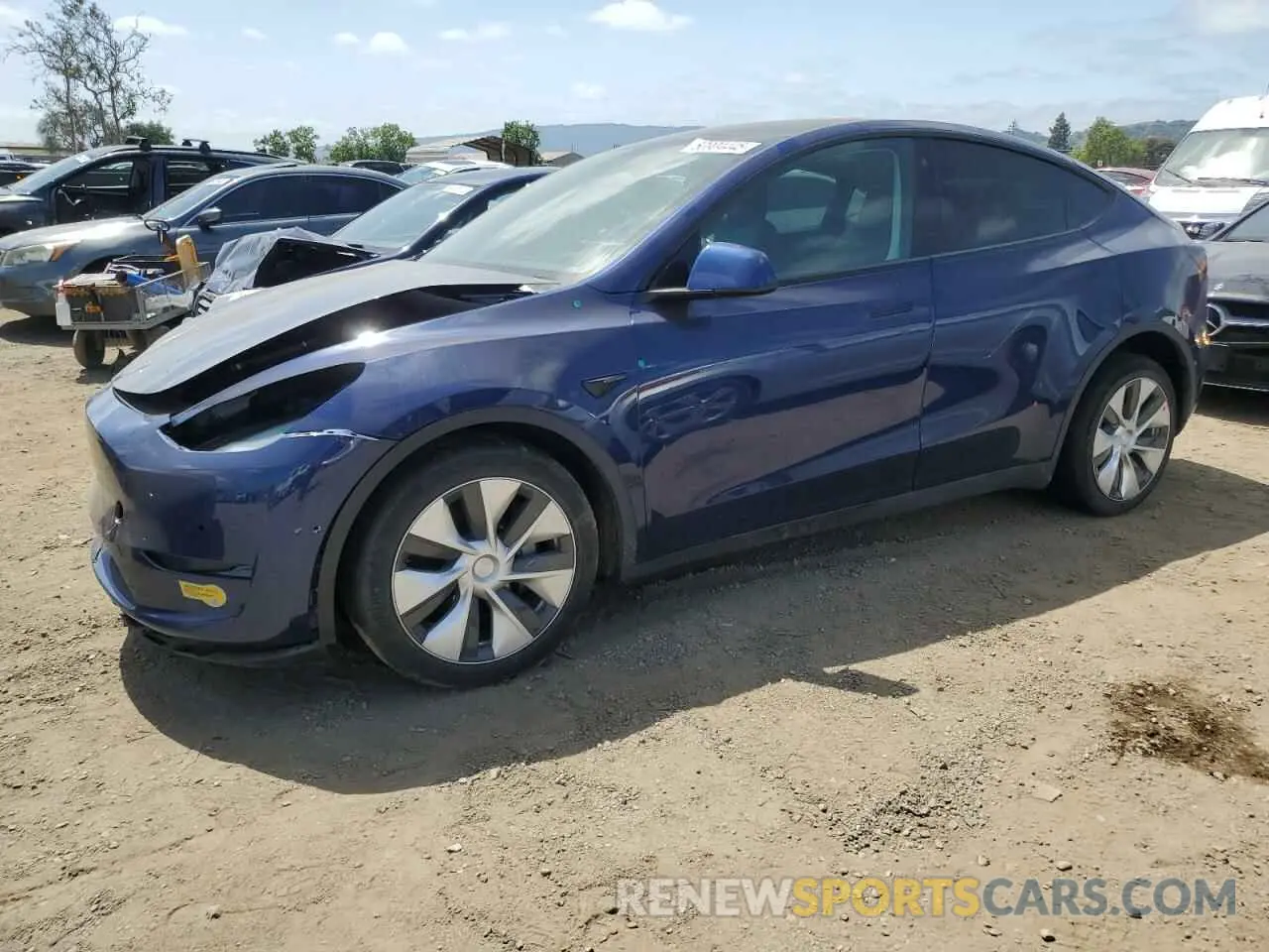 1 Photograph of a damaged car 7SAYGDEE6NF369354 TESLA MODEL Y 2022