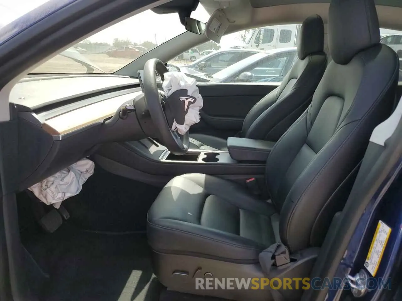 7 Photograph of a damaged car 7SAYGDEE6NF369354 TESLA MODEL Y 2022