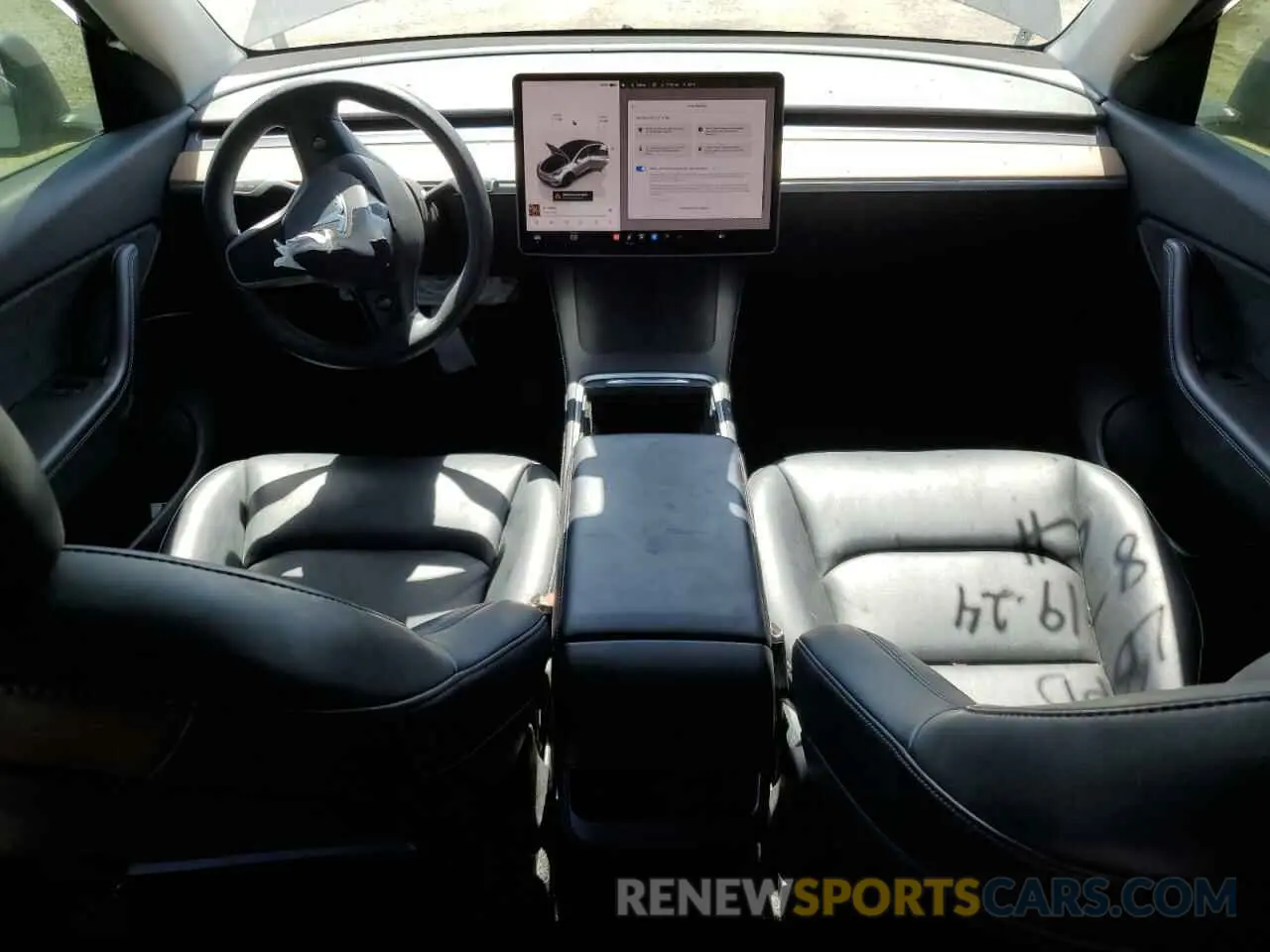 8 Photograph of a damaged car 7SAYGDEE6NF385036 TESLA MODEL Y 2022