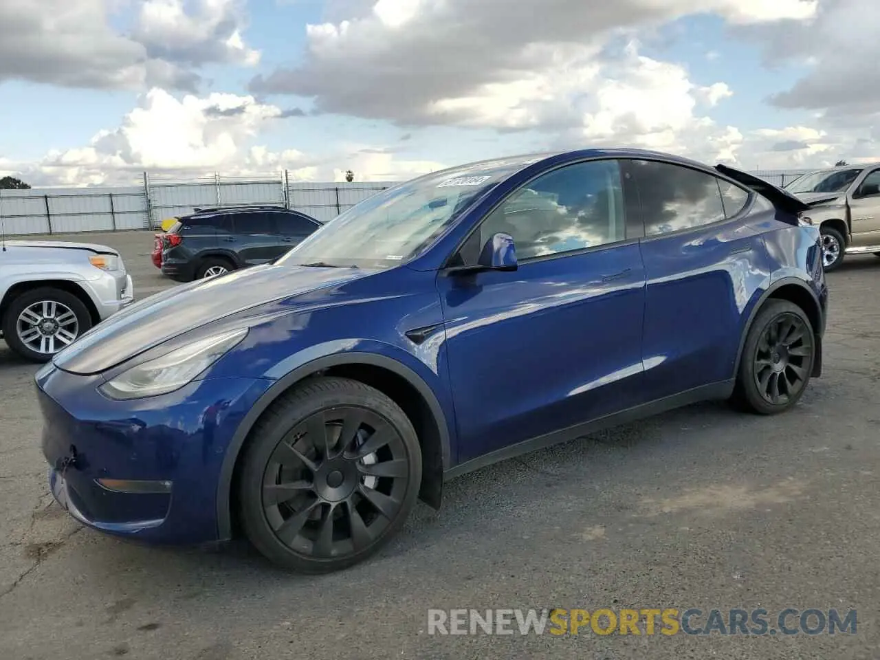 1 Photograph of a damaged car 7SAYGDEE6NF386736 TESLA MODEL Y 2022